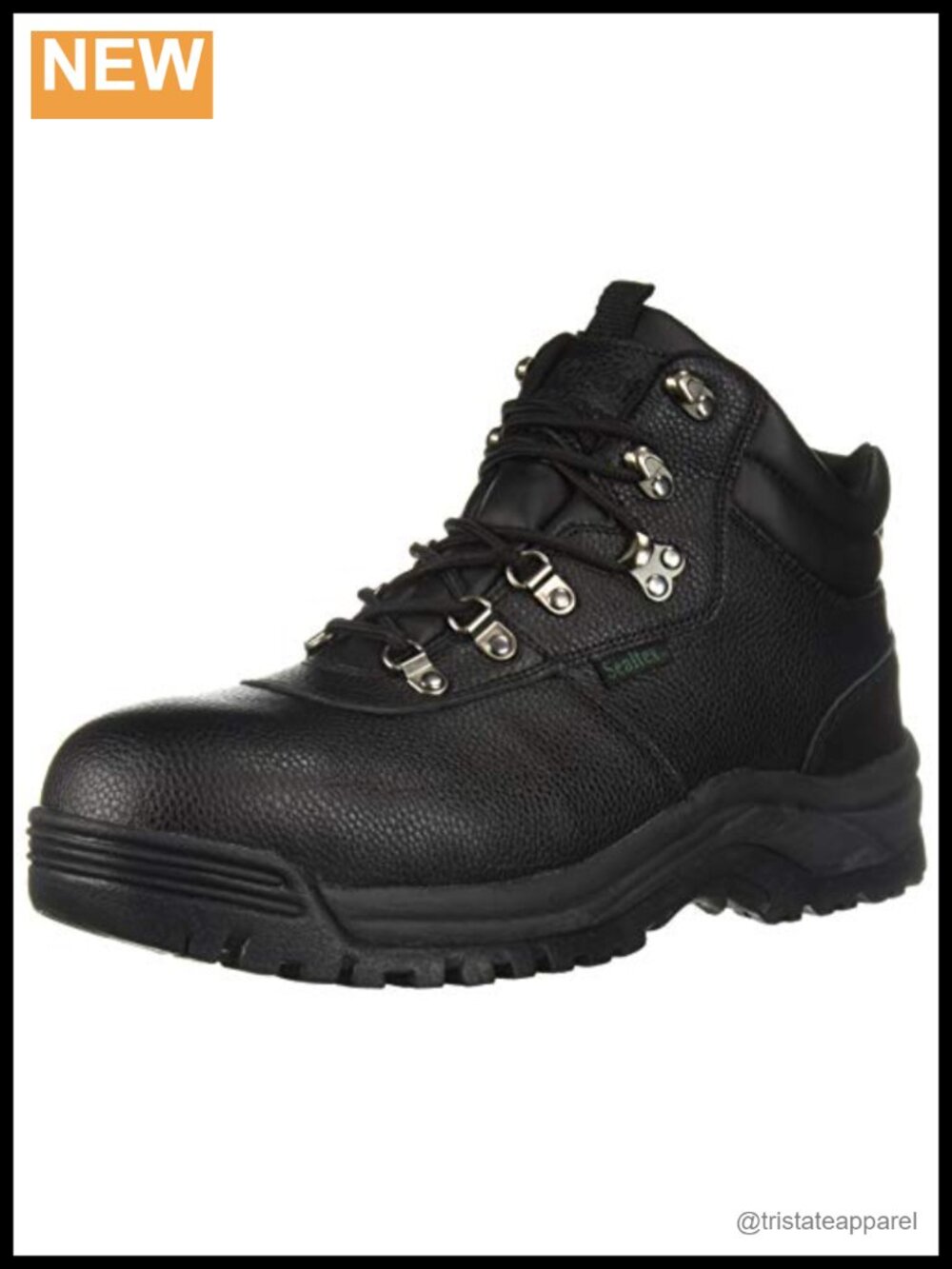 Propet Shield Worker Boots Leather Composite Toe Wide Width Work Boot